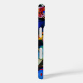 Coques Case-Mate iPhone Kandinsky en peinture Abstraite bleue (Verso / Droite)