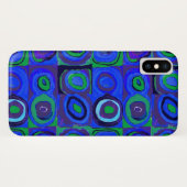 Coques Case-Mate iPhone Kandinsky Farbstudie Carrés Bleus Cercle Carré (Dos (Horizontal))