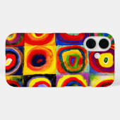 Coques Case-Mate iPhone Kandinsky Farbstudie Quadrates Cercles Art  (Verso (horizontal))