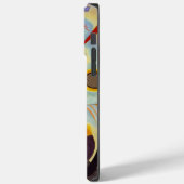 Coques Case-Mate iPhone Kandinsky Jaune Rouge Bleu Abstrait Art (Verso / Gauche)