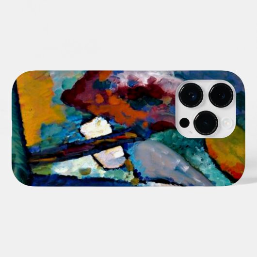Coques Case-Mate iPhone Kandinsky - La cascade, l'art abstrait (Verso (horizontal))