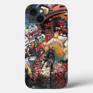 iPhone 13 Coque Kandinsky Moscou I Cityscape peinture Abstraite