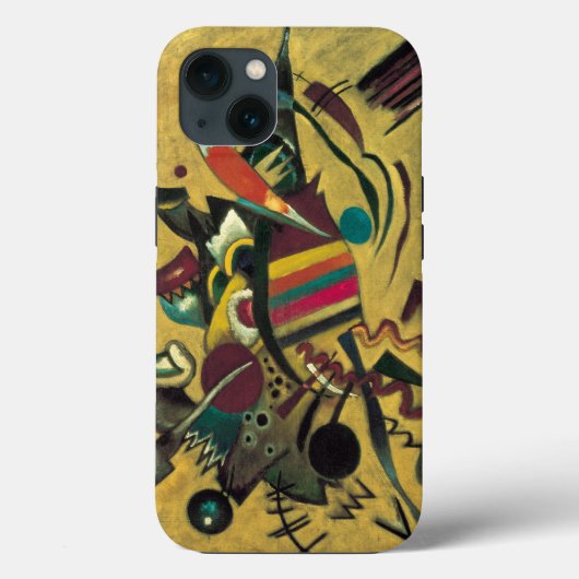 Coques Case-Mate iPhone Kandinsky Points Peinture en toile Abstraite (Verso)
