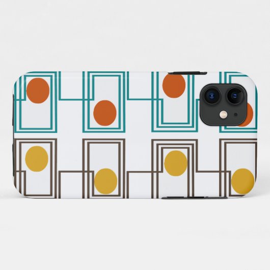 Coques Case-Mate iPhone Kandinsky Rectangles avec Ovals (Dos (Horizontal))