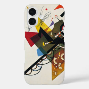 Coques iPhone 16 Kandinsky Sur Blanc Deux Peintures Abstraites