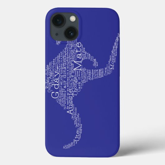 Coques Case-Mate iPhone Kangourou en argot australien (Verso)