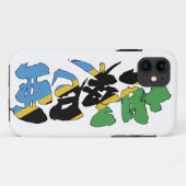 Coques Case-Mate iPhone [Kanji] Tanzanie (Dos (Horizontal))