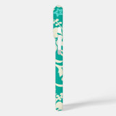 Coques Case-Mate iPhone Kapalua Pareau Hawaii Hibiscus Vert (Verso / Gauche)