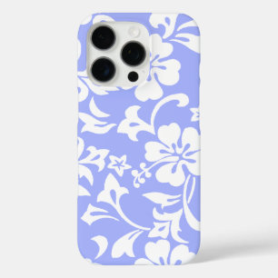 Coques iPhone 16 Pro Kapalua Pareau Hawaiian Hibiscus Periwinkle