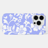 Coques Case-Mate iPhone Kapalua Pareau Hawaiian Hibiscus Periwinkle (Verso (horizontal))