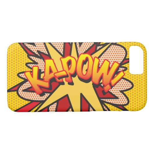 Coques Case-Mate iPhone KAPOW Fun Retro Combook Pop Art (Dos (Horizontal))
