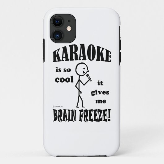 Coques Case-Mate iPhone Karaoké, gel du cerveau (Dos)