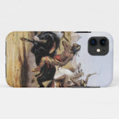 Coques Case-Mate iPhone Karl Bodmer - Course de chevaux des Sioux (Dos (Horizontal))
