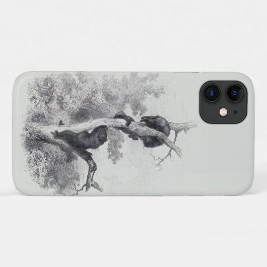 Coques Case-Mate iPhone Karl Bodmer - Les Ours (Dos (Horizontal))