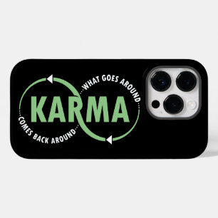 Coque Pour iPhone 14 Pro Karma - Ce Qui Se Passe Autour Revient (v2)