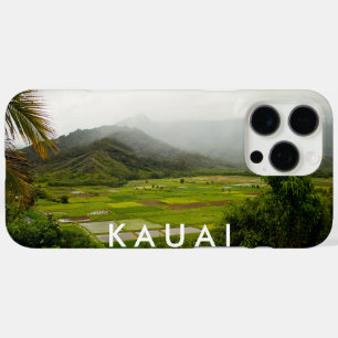 Coques iPhone 16 Pro Max Kauai, Hawaii Paysage Champs Scène avec texte