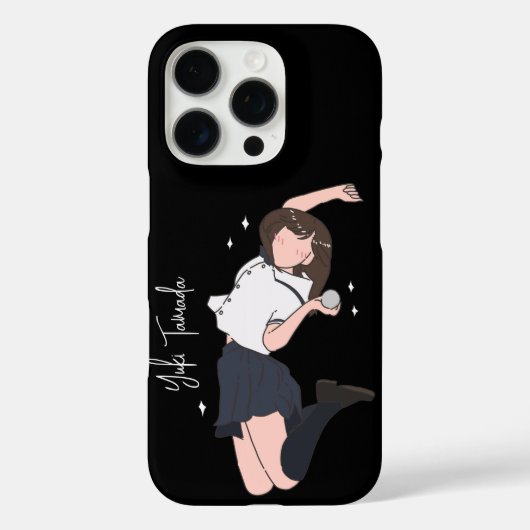 Coques Case-Mate iPhone Kawai Jumping Girl Personnalisable (Verso)