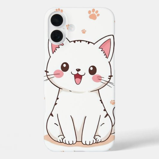 Coques Case-Mate iPhone Kawaii Cat (Verso)