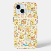 Coques Case-Mate iPhone Kawaii Chicken Picnic Pattern Phone Case (Verso)