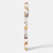 Coques Case-Mate iPhone Kawaii Chubby Chats De Cartoon Avec Coeurs (Verso / Droite)