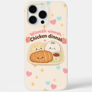 Coques iPhone 16 Pro Max Kawaii Hawaii - dîner au poulet