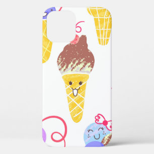 Case-Mate iPhone Case Kawaii Ice Creams Motif, Kawaii Caractère Ice Cr