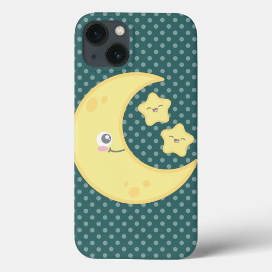 Coques Case-Mate iPhone Kawaii Moon et Stars iPad Mini Case (Verso)