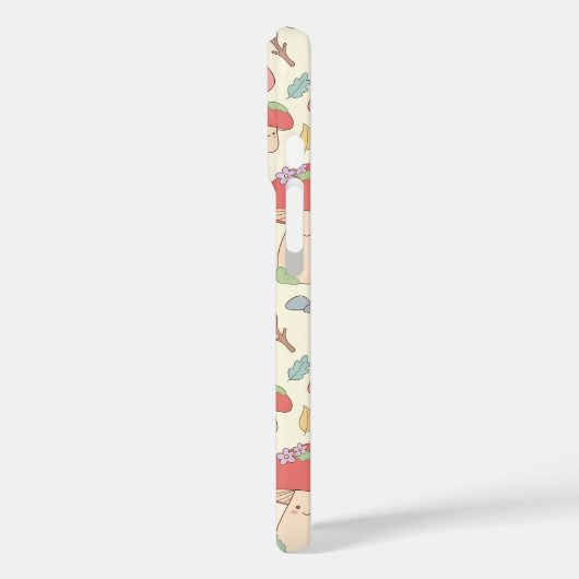 Coques Case-Mate iPhone Kawaii Mushroom Snail Pattern Phone Case (Verso / Gauche)