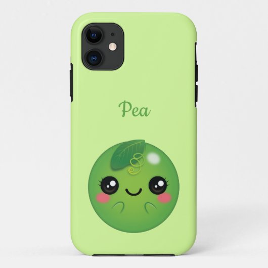 Coques Case-Mate iPhone Kawaii Pea (Dos)