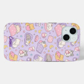 Coques Case-Mate iPhone Kawaii Sleeping Cats Pattern Phone Case (Verso (horizontal))
