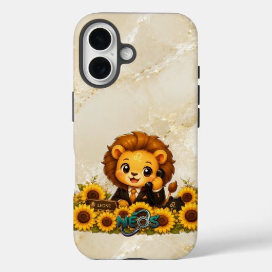 Coques Case-Mate iPhone Kawaii Zodiaque Neos Lion (Verso)