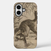Kawanabe Kyosai Chat attraper une grenouille Art j