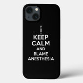Coques Case-Mate iPhone Keep Calm And Blame Anesthesia Print (Verso)