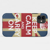 Coques Case-Mate iPhone Keep Calm and Carry (Dos (Horizontal))