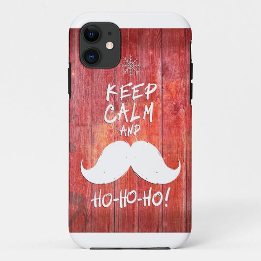 Coques Case-Mate iPhone Keep calm and Ho-ho (Dos)