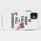 Coques Case-Mate iPhone keep calm and kill zombies (Dos (Horizontal))