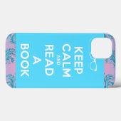 Coques Case-Mate iPhone Keep Calm and Read a Book (Verso (horizontal))