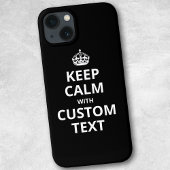 Coques Case-Mate iPhone Keep Calm Custom Quote Template iPhone