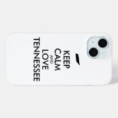 Coques Case-Mate iPhone KEEP CALM et LOVE TENNESSEE (Verso (horizontal))