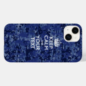Coques Case-Mate iPhone KEEP CALM personnalisé et votre texte (Verso (horizontal))