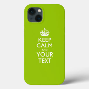 Case-Mate iPhone Case KEEP CALM personnalisé et votre texte