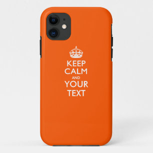 Case-Mate iPhone Case KEEP CALM personnalisé et votre texte