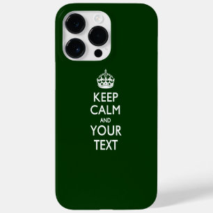 Coque Pour Pour iPhone 14 Pro Max KEEP CALM personnalisé et votre texte