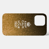 Coques Case-Mate iPhone KEEP CALM personnalisé et votre texte (Verso (horizontal))
