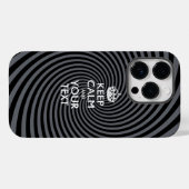 Coques Case-Mate iPhone KEEP CALM personnalisé et votre texte (Verso (horizontal))
