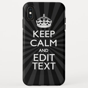 Etui iPhone Case-Mate KEEP CALM personnalisé et votre texte Créatif