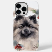Coques Case-Mate iPhone Keeshony Christmas Wreath Festive Pup (Verso)