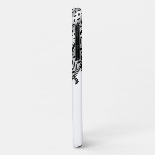 Coques Case-Mate iPhone Keffiyeh Écharpe palestinienne tissu traditionnel (Dos/Gauche)