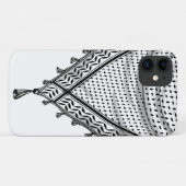 Coques Case-Mate iPhone Keffiyeh Écharpe palestinienne tissu traditionnel (Dos (Horizontal))
