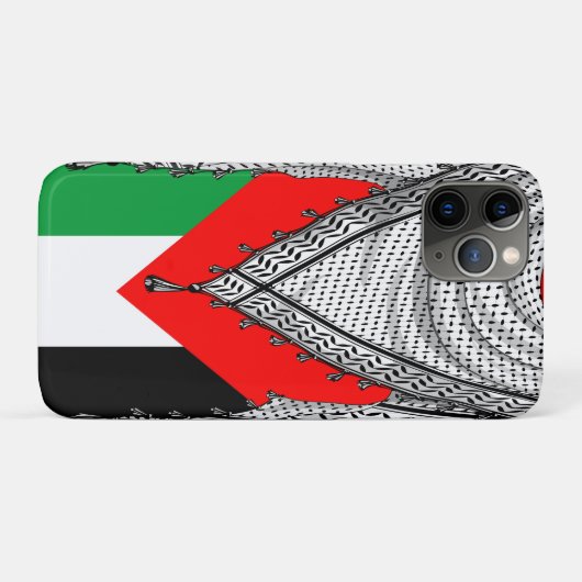 Coques Case-Mate iPhone Keffiyeh Écharpe palestinienne tissu traditionnel (Dos (Horizontal))